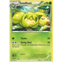 Swadloon 11/113 BW Legendary Treasures Uncommon Pokemon Card NEAR MINT TCG