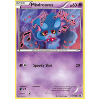 Misdreavus 57/113 BW Legendary Treasures Common Pokemon Card NEAR MINT TCG