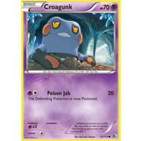 Croagunk 62/113 BW Legendary Treasures Common Pokemon Card NEAR MINT TCG