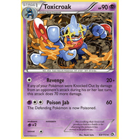 Toxicroak 63/113 BW Legendary Treasures Rare Pokemon Card NEAR MINT TCG