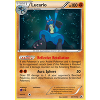Lucario 80/113 BW Legendary Treasures Holo Rare Pokemon Card NEAR MINT TCG