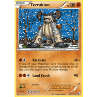 Terrakion 84/113 BW Legendary Treasures Holo Rare Pokemon Card NEAR MINT TCG
