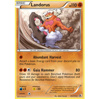 Landorus 85/113 BW Legendary Treasures Holo Rare Pokemon Card NEAR MINT TCG