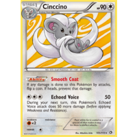 Cinccino 105/113 BW Legendary Treasures Holo Rare Pokemon Card NEAR MINT TCG