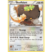 Bouffalant 107/113 BW Legendary Treasures Uncommon Pokemon Card NEAR MINT TCG