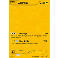 Zekrom 115/113 BW Legendary Treasures Holo Secret Rare Pokemon Card NEAR MINT TCG