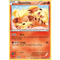 Growlithe RC4/RC25 BW Legendary Treasures Radiant Collection Holo Uncommon Pokemon Card NEAR MINT TCG