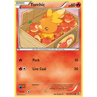 Torchic RC5/RC25 BW Legendary Treasures Radiant Collection Common Pokemon Card NEAR MINT TCG