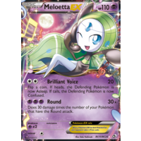 Meloetta EX RC11/RC25 BW Legendary Treasures Radiant Collection Holo Ultra Rare Pokemon Card NEAR MINT TCG