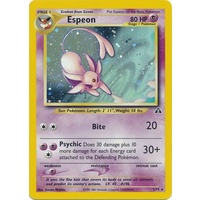 Espeon 1/75 Neo Discovery Unlimited Holo Rare Pokemon Card NEAR MINT TCG