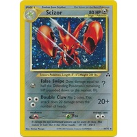 Scizor 10/75 Neo Discovery Unlimited Holo Rare Pokemon Card NEAR MINT TCG