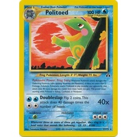 Politoed 27/75 Neo Discovery Unlimited Rare Pokemon Card NEAR MINT TCG