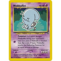 Wobbuffet 35/75 Neo Discovery Unlimited Rare Pokemon Card NEAR MINT TCG