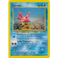 Corsola 37/75 Neo Discovery Unlimited Uncommon Pokemon Card NEAR MINT TCG