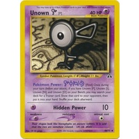 Unown F 48/75 Neo Discovery Unlimited Uncommon Pokemon Card NEAR MINT TCG