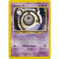 Unown M 49/75 Neo Discovery Unlimited Uncommon Pokemon Card NEAR MINT TCG