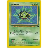 Spinarak 64/75 Neo Discovery Unlimited Common Pokemon Card NEAR MINT TCG