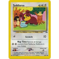Teddiursa 65/75 Neo Discovery Unlimited Common Pokemon Card NEAR MINT TCG