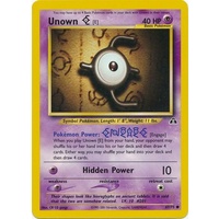 Unown E 67/75 Neo Discovery Unlimited Common Pokemon Card NEAR MINT TCG