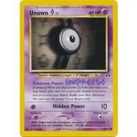 Unown I 68/75 Neo Discovery Unlimited Common Pokemon Card NEAR MINT TCG