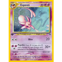 Espeon 1/75 Neo Discovery 1st Edition Holo Rare Pokemon Card NEAR MINT TCG