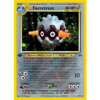 Forretress 2/75 Neo Discovery 1st Edition Holo Rare Pokemon Card NEAR MINT TCG