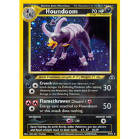 Houndoom 4/75 Neo Discovery 1st Edition Holo Rare Pokemon Card NEAR MINT TCG