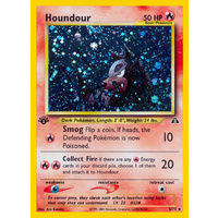 Houndour 5/75 Neo Discovery 1st Edition Holo Rare Pokemon Card NEAR MINT TCG