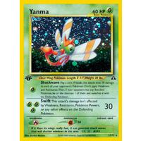 Yanma 17/75 Neo Discovery 1st Edition Holo Rare Pokemon Card NEAR MINT TCG