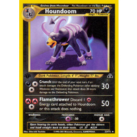 Houndoom 23/75 Neo Discovery 1st Edition Rare Pokemon Card NEAR MINT TCG