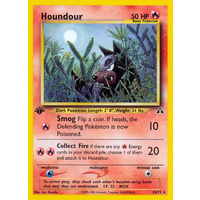 Houndour 24/75 Neo Discovery 1st Edition Rare Pokemon Card NEAR MINT TCG