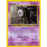 Unown A 33/75 Neo Discovery 1st Edition Rare Pokemon Card NEAR MINT TCG