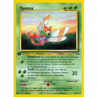 Yanma 36/75 Neo Discovery 1st Edition Rare Pokemon Card NEAR MINT TCG