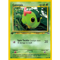 Caterpie 53/75 Neo Discovery 1st Edition Common Pokemon Card NEAR MINT TCG