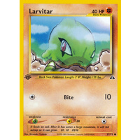 Larvitar 57/75 Neo Discovery 1st Edition Common Pokemon Card NEAR MINT TCG