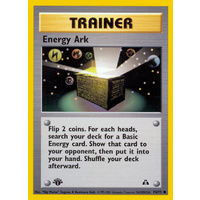 Energy Ark 75/75 Neo Discovery 1st Edition Common Trainer Pokemon Card NEAR MINT TCG