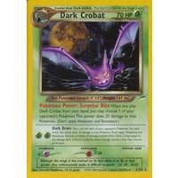 NEAR MINT Dark Crobat 2/105 Neo Destiny Unlimited Holo Rare Pokemon Card TCG