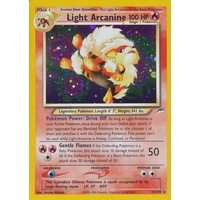 Light Arcanine 12/105 Neo Destiny Unlimited Holo Rare Pokemon Card NEAR MINT TCG