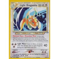 Light Dragonite 14/105 Neo Destiny Unlimited Holo Rare Pokemon Card NEAR MINT TCG