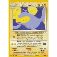 Light Lanturn 23/105 Neo Destiny Unlimited Rare Pokemon Card NEAR MINT TCG