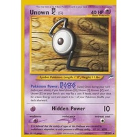 Unown G 27/105 Neo Destiny Unlimited Rare Pokemon Card NEAR MINT TCG