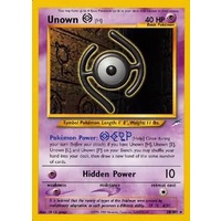 Unown H 28/105 Neo Destiny Unlimited Rare Pokemon Card NEAR MINT TCG