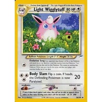 Light Wigglytuff 54/105 Neo Destiny Unlimited Uncommon Pokemon Card NEAR MINT TCG