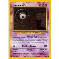 Unown C 57/105 Neo Destiny Unlimited Uncommon Pokemon Card NEAR MINT TCG