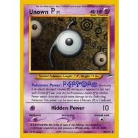 Unown P 58/105 Neo Destiny Unlimited Uncommon Pokemon Card NEAR MINT TCG
