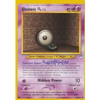 Unown Q 59/105 Neo Destiny Unlimited Uncommon Pokemon Card NEAR MINT TCG