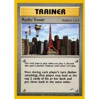 Radio Tower 95/105 Neo Destiny Unlimited Rare Trainer Pokemon Card NEAR MINT TCG
