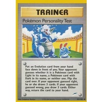 Pokemon Personality Test 102/105 Neo Destiny Unlimited Uncommon Trainer Pokemon Card NEAR MINT TCG