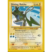 Shining Raichu 111/105 Neo Destiny Unlimited Holo Ultra Rare Pokemon Card NEAR MINT TCG