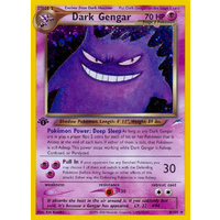 Dark Gengar 6/105 Neo Destiny 1st Edition Holo Rare Pokemon Card NEAR MINT TCG